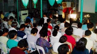 An early PCF Novaliches worship service